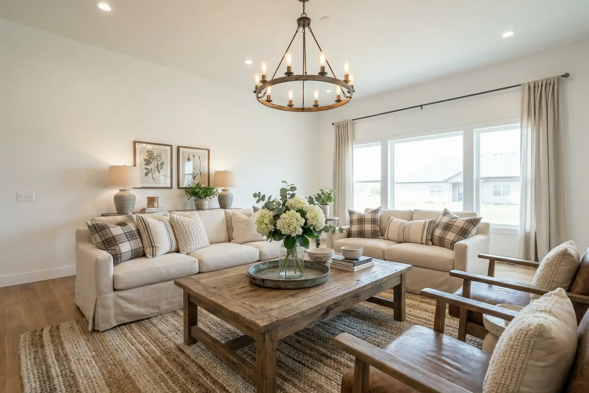Farmhouse Virtual Staging Examples | Rustic Before & After | RoomX AI